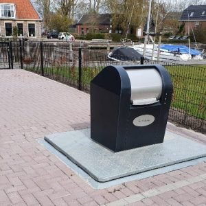 Centrale afvalinzameling appartementen in Sneek
