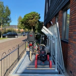 Fietsenberging in Den Haag