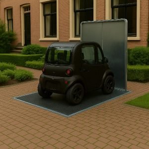 Lees meer over het artikel Ruimtebsparende ondergrondse berging en opslag in Beesel