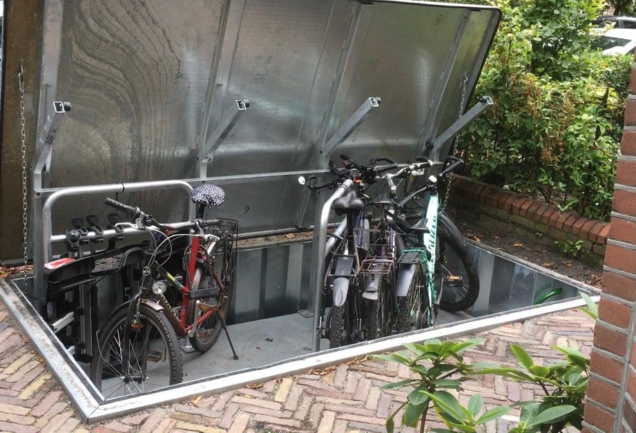 Ondergrondse fietsenberging van Klikoplus