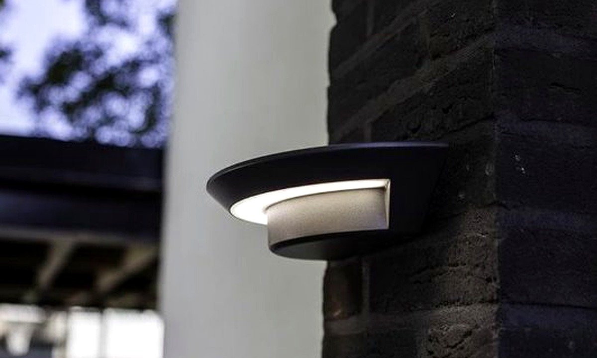 LUTEC Ghost - Buitenverlichting LED Wandlamp - Donkergrijs - Afbeelding 5
